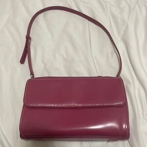 Liz Claiborne Fuschia Mauve Pink Shoulder Bag
